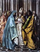 El Greco The Marriage of the Virgin oil painting reproduction